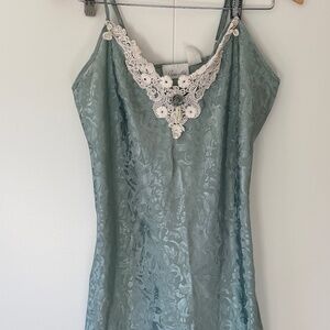 Blue & White Inner Most Slip Dress